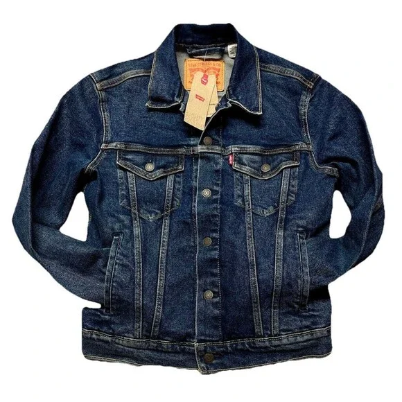 Levi's Men's Trucker Blue Denim Jacket Size Small